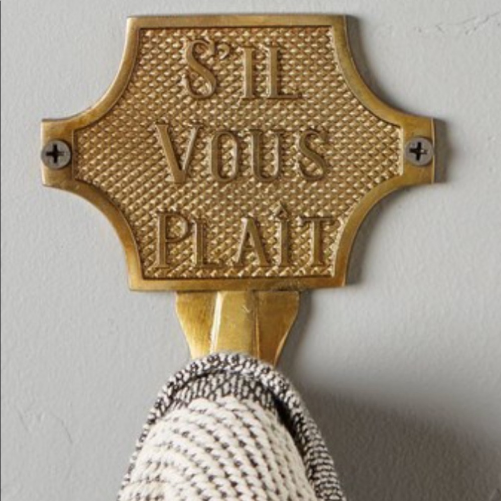 ISO Anthropologie wall hook.